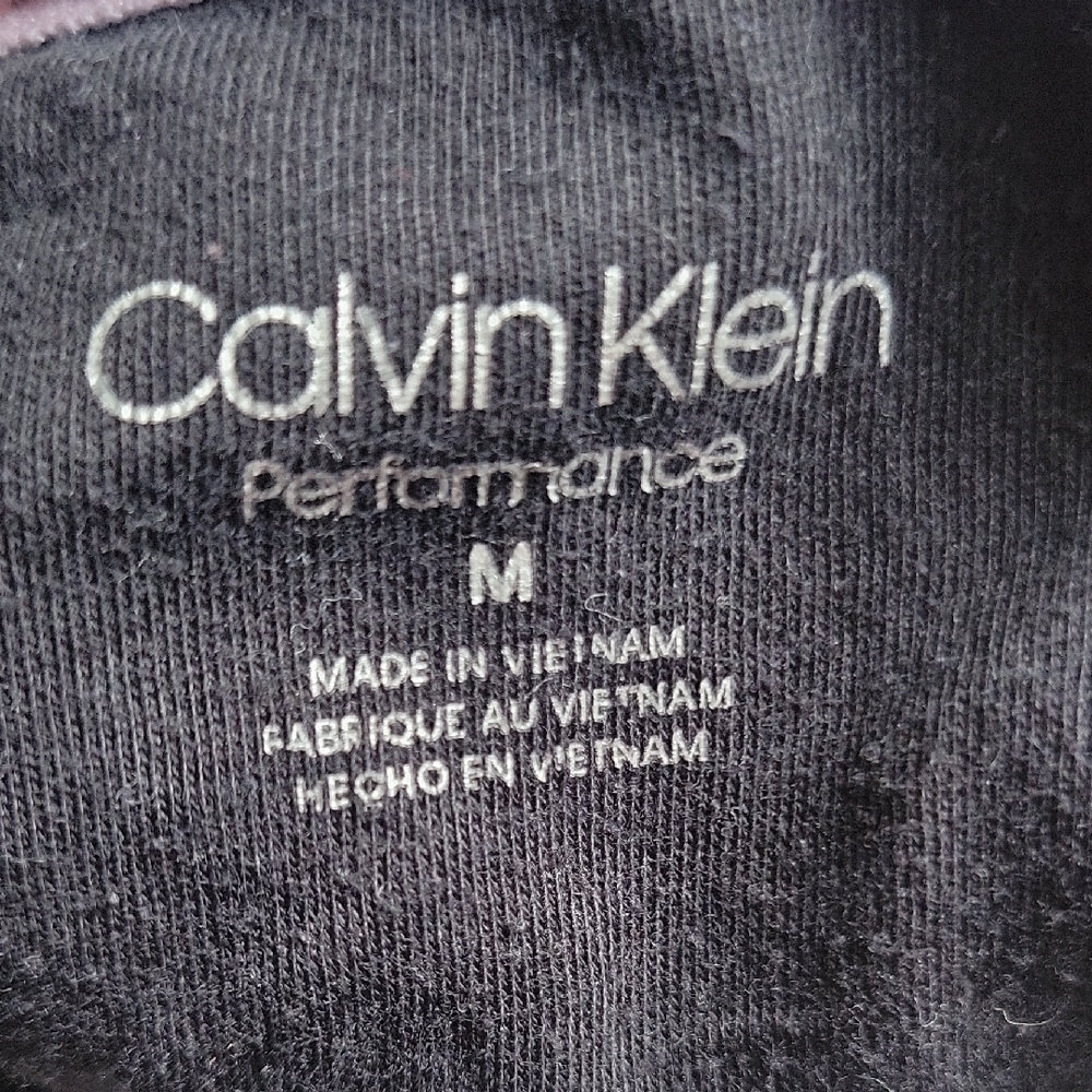 Calvin Klein Black Cropped Hoodie Sweater - Picture 2 of 2